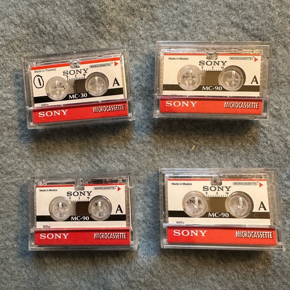 Sony Other - Sony Microcassette Collection Recordable Cassette Tapes